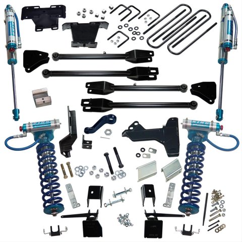 Superlift 17-19 Ford F-250 SD 6in 4in Lift Kit w/4-Link King Front Coilovers/Rear Reservoir Shocks
