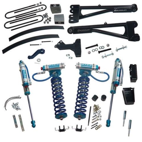 Superlift 08-10 Ford F-250/F-350 SD 4WD 8in Lift Kit w/Repl Radius Arms & King Coilovers Rear Shocks