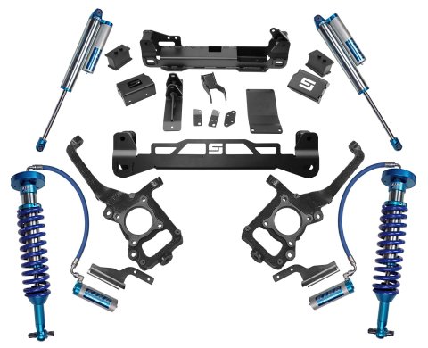 Superlift 2021 Ford F-150 4WD 6in Lift Kit w/King FR Coils & Rear Reservoir Shocks