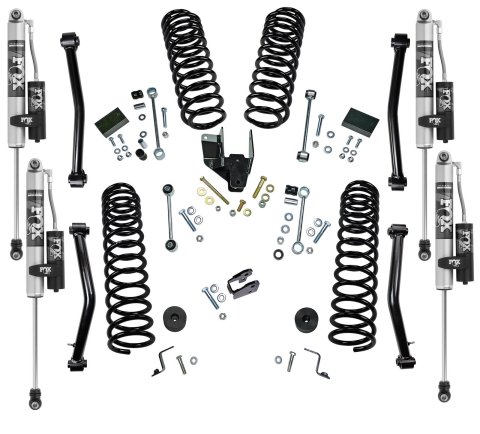Superlift 18-22 Jeep Wrangler JL (NO Mojave) 4WD 4in. Dual Rate Coil Lift Kit w/Fox 2.0 Res Shocks