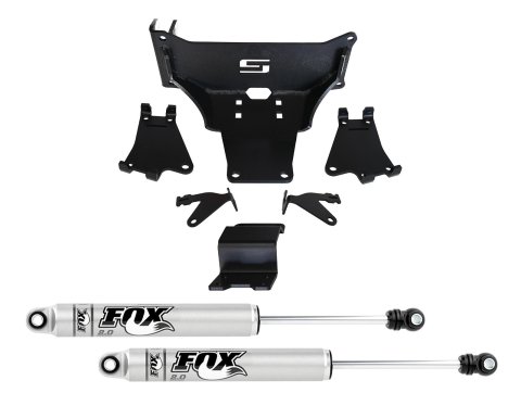 Superlift 17-24 Ford F-450/550 Super Duty 4WD Dual Steering Stabilizer Kit w/ Fox 2.0 Shocks