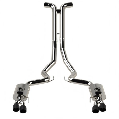 Kooks 2018+ Mustang 5.0L 4V Convertible/Coupe Cat-back Exhaust Connect to OEM Connection Point