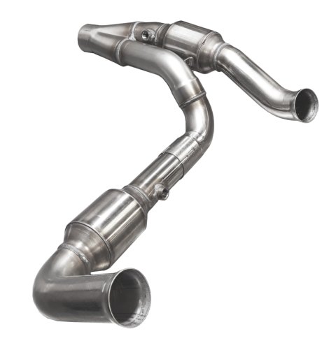 Kooks 07-18 Jeep Wrangler HEMI Swap 2.5in Stainless Steel GREEN Catted Y-Pipe