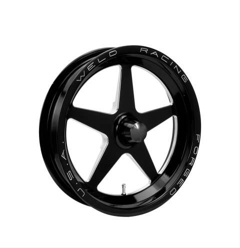 Weld Alumastar 1-Piece 15x3.5 / Anglia Spindle MT / 1.75in. BS Black Wheel - Non-Beadlock