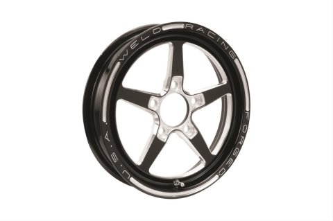 Weld Alumastar 1-Piece 15x3.5 / 5x4.5 BP / 2.25in. BS Black Wheel - Non-Beadlock