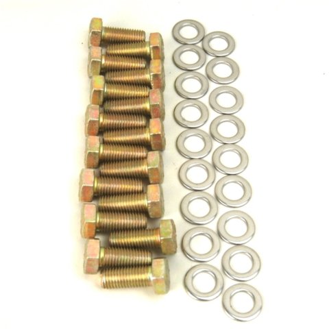 Weld Center Bolt Kit - Drag Wheels (15) Bolts 5/16-24 X 0.75 & (15) Washers