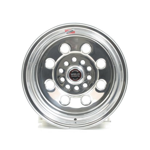 Weld Draglite 15x10 / 5x4.5 & 5x4.75 BP / 4.5in. BS Polished Wheel - Non-Beadlock