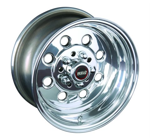Weld Draglite 15x14 / 5x4.5 & 5x4.75 BP / 4.5in. BS Polished Wheel - Non-Beadlock
