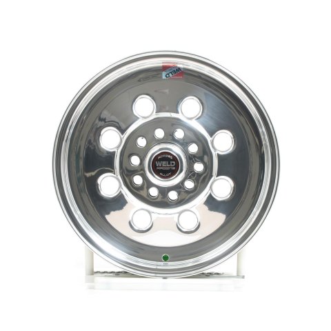 Weld Draglite 15x4 / 5x4.5 & 5x4.75 BP / 2.5in. BS Polished Wheel - Non-Beadlock
