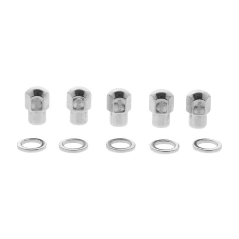 Weld Closed End Lug Nuts w/Centered Washers 1/2in. RH - 5pk.