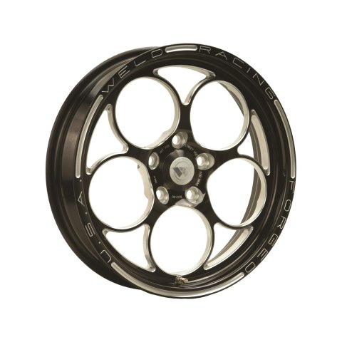 Weld Magnum 1-Piece 17x4.5 / 5x4.75 BP / 2.25in. BS Black Wheel - Non-Beadlock
