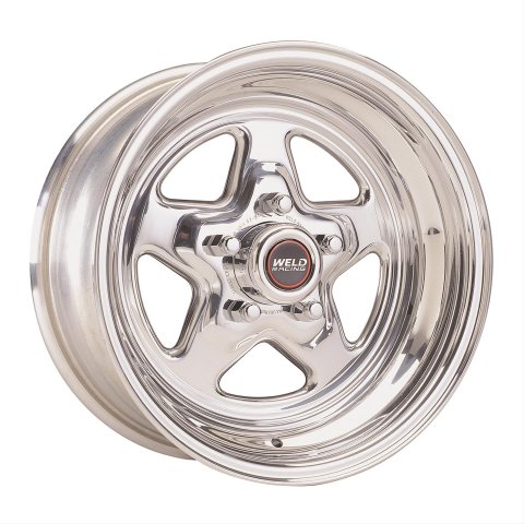Weld ProStar 15x9 / 5x4.75 BP / 5.5in. BS Polished Wheel - Non-Beadlock
