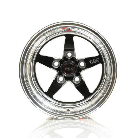 Weld S71 15x10.33 / 5x4.75 BP / 4.5in. BS Black Wheel (Medium Pad) - Non-Beadlock