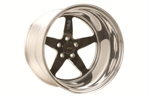 Weld S71 15x5 / 5x4.5 BP / 2.5in. BS Black Wheel (Medium Pad) - Non-Beadlock