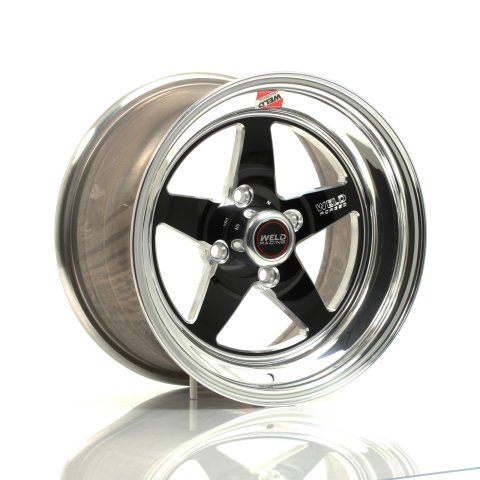 Weld S71 15x8.33 / 4x108mm BP / 5.5in. BS Black Wheel (Low Pad) - Non-Beadlock
