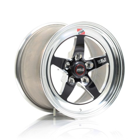 Weld S71 15x9 / 5x4.5 BP / 6.5in. BS Black Wheel (Medium Pad) - Non-Beadlock