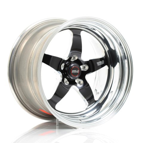 Weld S71 18x11 / 5x4.75 BP / 5.7in. BS Black Wheel (Medium Pad) - Non-Beadlock