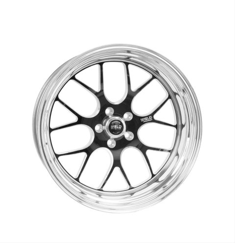 Weld S77 20x9 / 5x4.5 BP / 6.3in. BS Black Wheel (High Pad) - Non-Beadlock