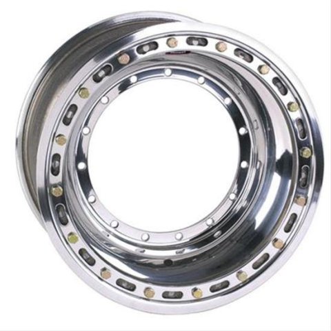 Weld Sprint Direct Mount 15x8 / 5x9.75 BP / 5in. BS Polished Assembly - No Beadlock