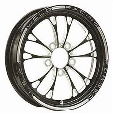 Weld V-Series 1-Piece 15x3.5 / 5x4.75 BP / 1.75in. BS Black Wheel - Non-Beadlock
