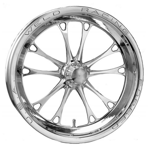 Weld V-Series 1-Piece 15x3.5 / Anglia Spindle MT / 1.75in. BS Polished Wheel - Non-Beadlock
