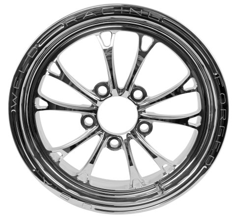 Weld V-Series 1-Piece 15x3.5 / 5x4.75 BP / 2.25in. BS Polished Wheel - Non-Beadlock
