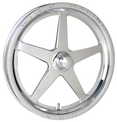 Weld Alumastar 1-Piece 18x6 / 5x115 BP / 2.7in. BS Polished Wheel - Non-Beadlock