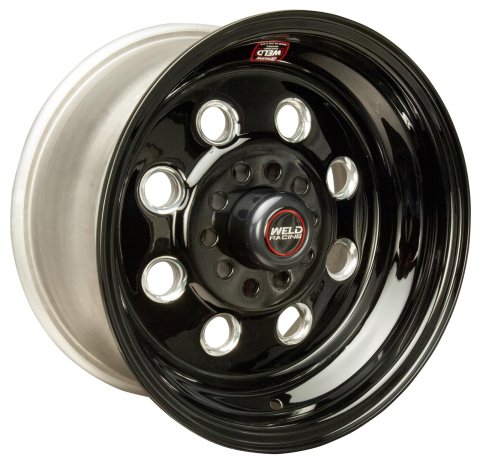 Weld Draglite 15x8 / 5x4.5 & 5x4.75 BP / 4.5in. BS Black Wheel - Non-Beadlock