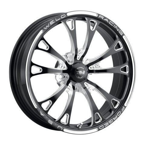 Weld V-Series 2.0 1-Piece 18x6 / 5x4.5 BP / 3.2in. BS Black Wheel - Non-Beadlock