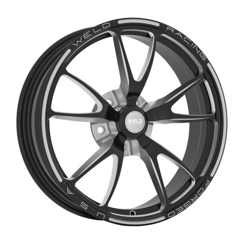 Weld Full Throttle 1-Piece 18x6 / 5x4.5 BP / 3.2in. BS Black Wheel - Non-Beadlock