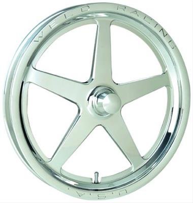 Weld Alumastar 1-Piece 15x3.5 / Anglia Spindle MT / 1.75in. BS Polished Wheel - Non-Beadlock