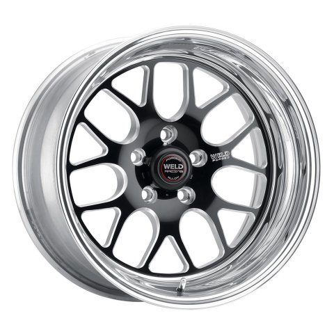 Weld S77 20x7 RT-S HD / 6X5.5 BP / 4.5in BS Black Wheel 3.540 ID (Low Pad) - Non-Beadlock