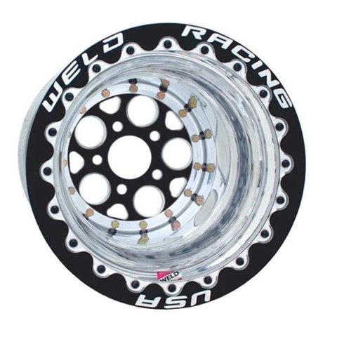Weld Magnum 2.0 15x10 / 5x4.50 BP / 3in BS - Singe Beadlock Black Wheel