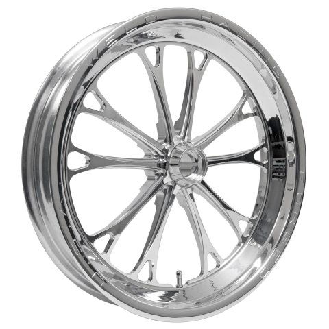 Weld V-Series 15x12 / 5x4.75 BP / 4in. BS Polished Wheel - Polished Double Beadlock MT