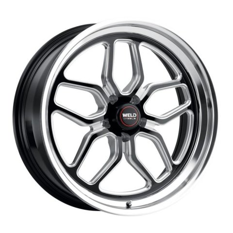 Weld S152 18X10 Laguna Drag 5X120 ET45 BS7.25 Gloss Black MIL Dia 78.1