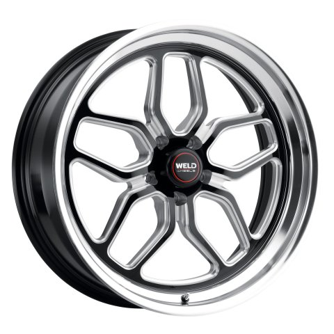 Weld S107 22X8.5 Laguna 5X127 ET06 BS5.00 Gloss Black MIL Dia 78.1