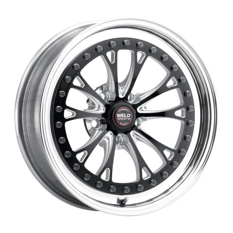 Weld Vitesse 17x10 / 5x120 BP / 7.2in. BS Black Wheel High Pad