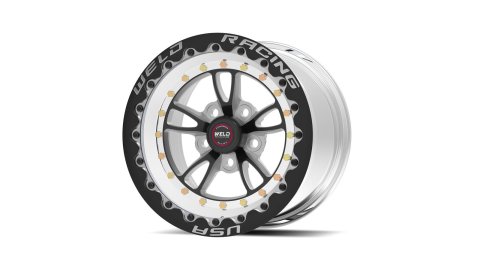 Weld Full Throttle 1-Piece 15x8 / 5x4.5 BP / 3.5in. BS Black Wheel