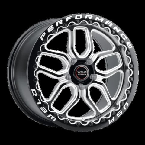 Weld Laguna Drag Beadlock 15x10 5x114.3 ET50 BS 7.50 Gloss Black MIL DIA 78.1