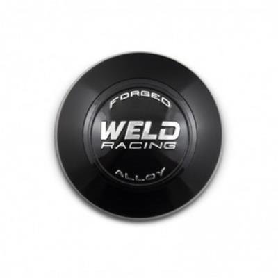 Weld Drag Billet Center Cap w/O-Ring 17x4.5 Lug Mount - Black