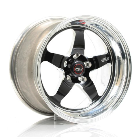 Weld S71 17x10.5 / 5x4.5 BP / 6.8in. BS Black Wheel (Medium Pad) - Non-Beadlock