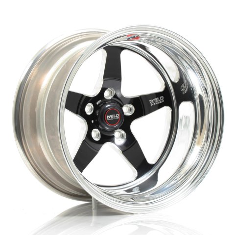 Weld S71 17x10.5 / 5x4.75 BP / 2.9in. BS Black Wheel (Low Pad) - Non-Beadlock