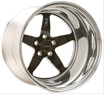 Weld S71 17x6 / 5x120mm BP / 2.2in. BS Black Wheel (High Pad) - Non-Beadlock