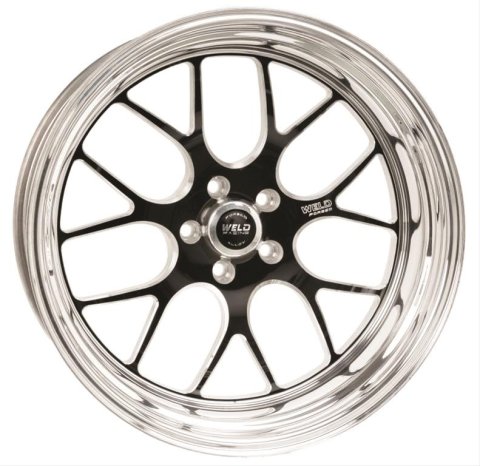 Weld S77 17x9 / 5x4.5 BP / 5.9in. BS Black Wheel (Low Pad) - Non-Beadlock