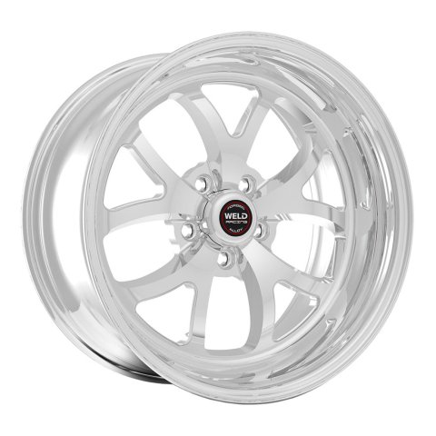 Weld S76 15x11 / 5x115 BP / 6.5in BS Polished Wheel - Non-Beadlock