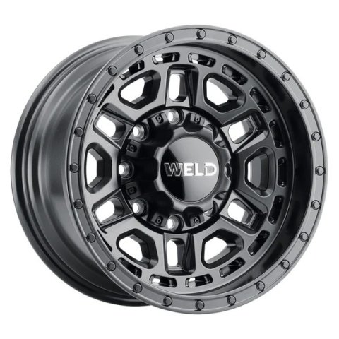 Weld Off-Road Crux 20x10in / 6x135 BP / ET -19 / 106.1mm Bore - Satin Black Wheel