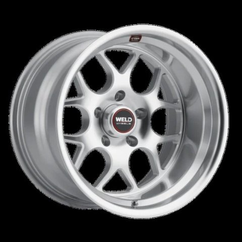 Weld Solana 18x9.5 / 5x114.3 BP / ET0 / 78.1mm Bore - Gloss Silver Machined Wheel