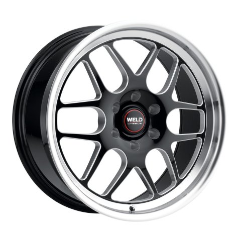 Weld Solana 20x10.5 / 5x115 BP / ET19 / 71.6mm Bore - Gloss Black MIL DIA Wheel
