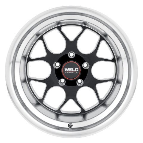 Weld Solana 17x9 / 5x120.65 BP / ET45 / 70.3mm Bore - Gloss Black MIL DIA Wheel