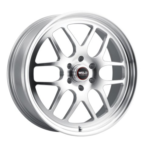Weld Solana 22x9.5 / 6x135 BP / ET25 / 87.1mm Bore - Gloss Silver Machined Wheel